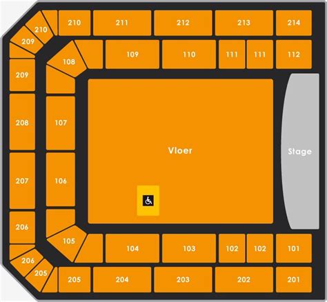 ziggo dome plattegrond zaal